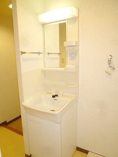 Washroom. Independence is a washbasin