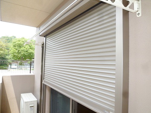 Security. The first floor is equipped with security shutters