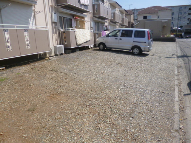 Parking lot. On-site parking