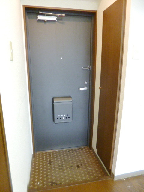 Entrance. Entrance with a shoe box