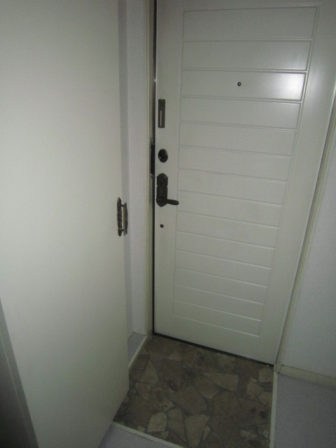 Entrance. We step is designed to be low