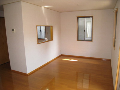 Other room space. Bright living room of the two-sided lighting