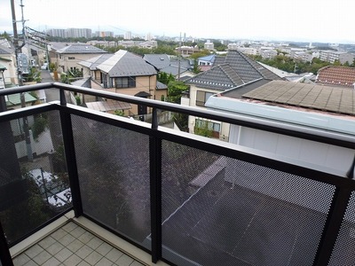 Balcony. A view from the balcony