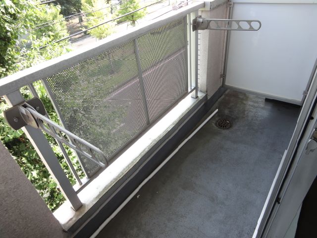 Balcony. It is a clothesline position not too high of worry in women! 