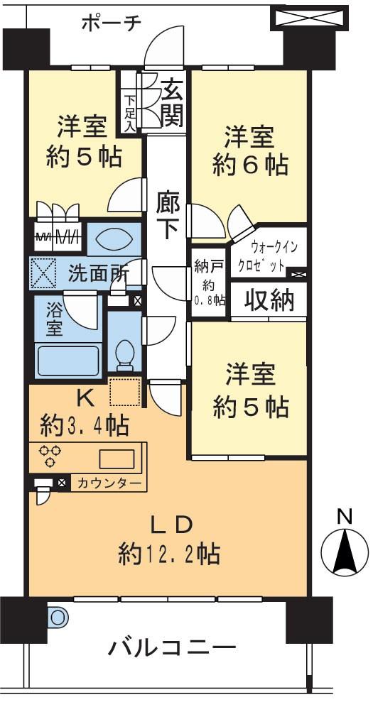 Floor plan. 2 along the line more accessible 						 / 							Fiscal year Available 						 / 							Facing south 						 / 							System kitchen 						 / 							Bathroom Dryer 						 / 							Yang per good 						 / 							All room storage 						 / 							LDK15 tatami mats or more 						 / 							Mist sauna 						 / 							Face-to-face kitchen 						 / 							South balcony 						 / 							Bicycle-parking space 						 / 							Elevator 						 / 							Otobasu 						 / 							All living room flooring 						 / 							Walk-in closet 						 / 							Storeroom 						 / 							Pets Negotiable 						 / 							In a large town 						 / 							Floor heating