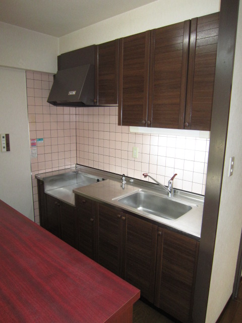 Kitchen. You can put two-burner gas stove