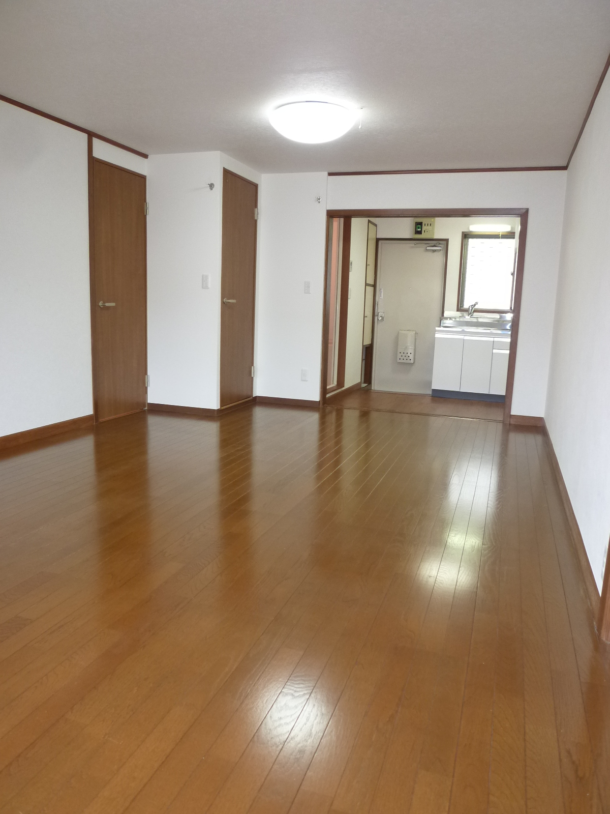 Living and room. All rooms have lighting equipment!