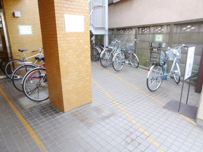 Other common areas. Is a bicycle parking lot