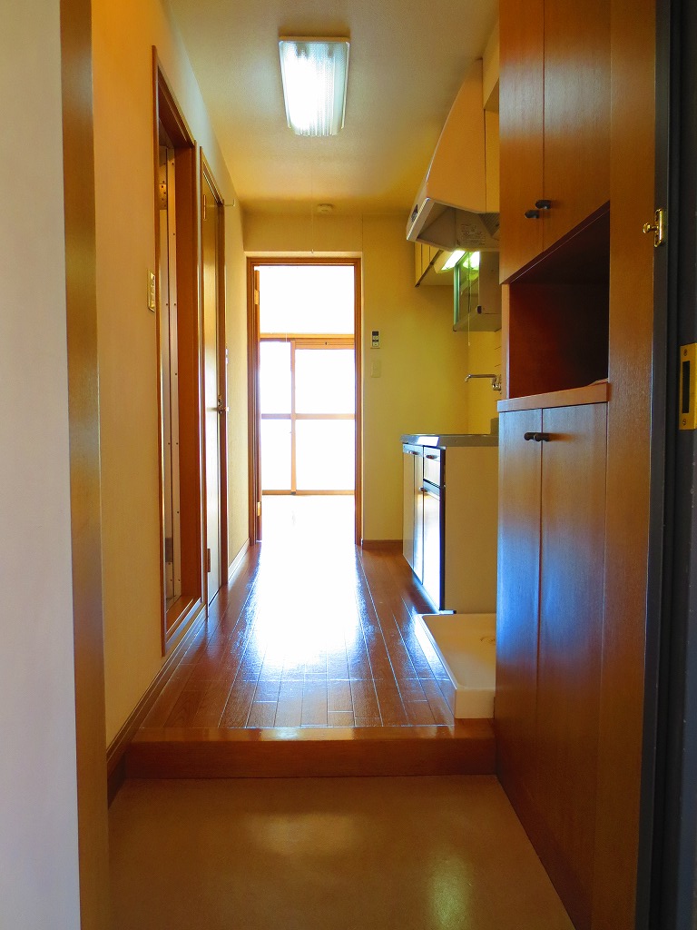 Entrance. We step is set low