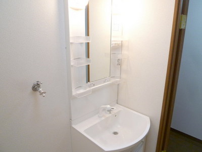 Washroom. Independent wash basin