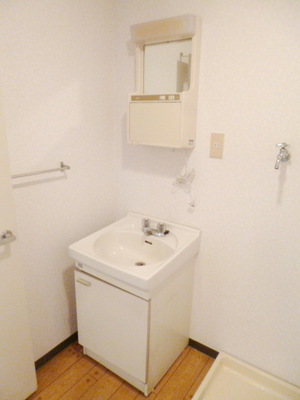 Washroom. Independent wash basin