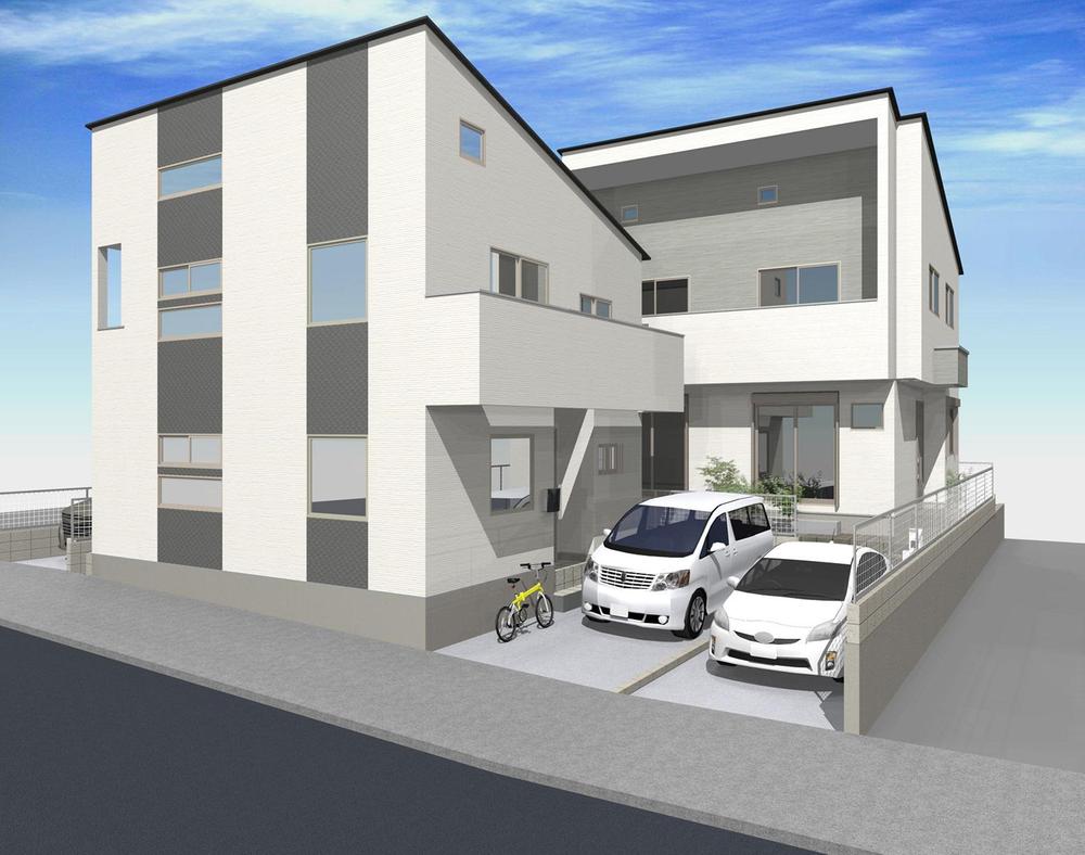 Cityscape Rendering. (2, 3 Building) Rendering