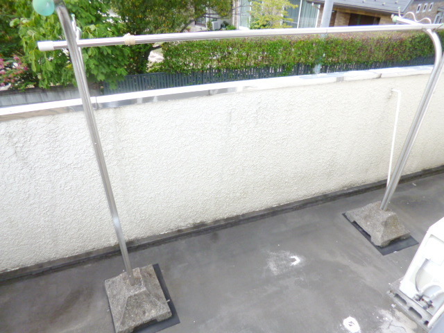 Balcony. Balcony is wide