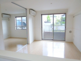 Living and room. Airy rooms the same type separate room photo