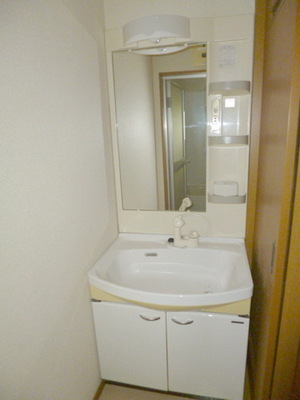 Washroom. Independent wash basin