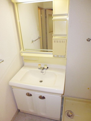 Washroom. Independence is a wash basin and dressing room