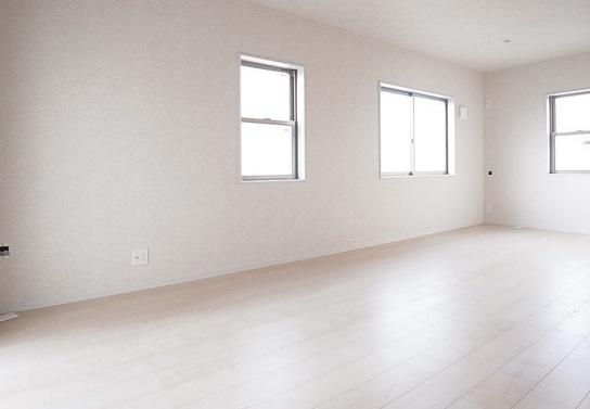 Living. Bright living that white was the keynote