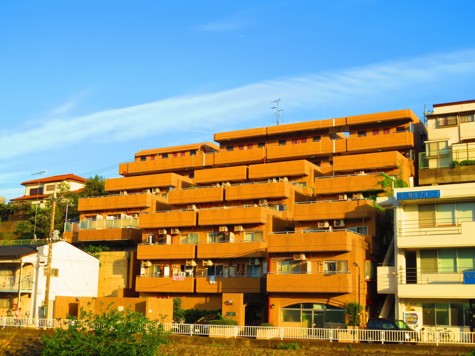 Building appearance. It is strikingly noticeable building ☆