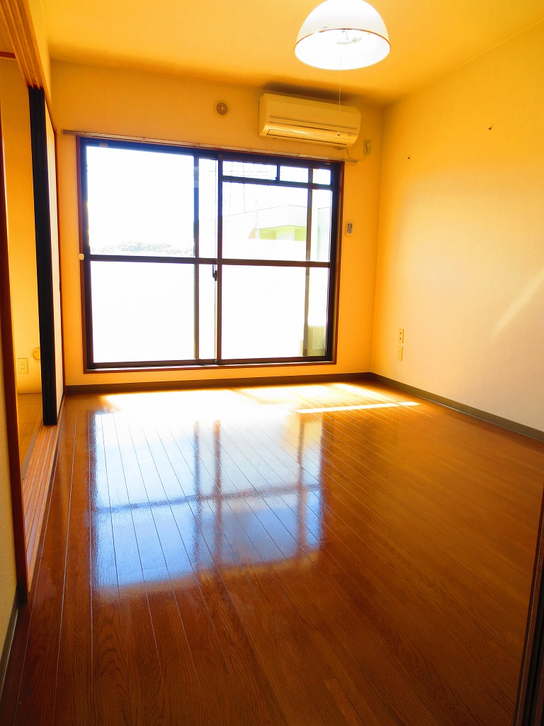 Living and room. Sunny