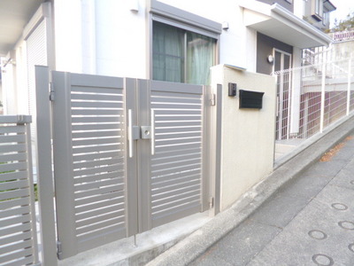 Entrance. It is near the entrance