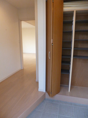 Entrance. It is near the entrance