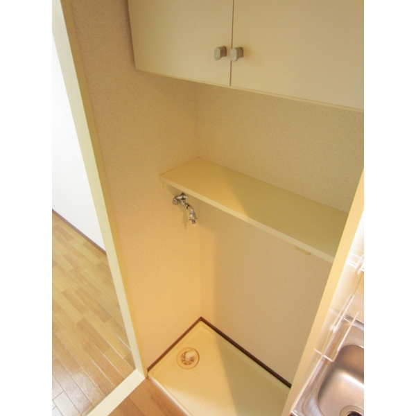 Other Equipment. With storage in the washing machine inside the room