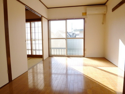 Living and room. Bright living