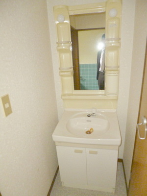 Washroom. Independent wash basin