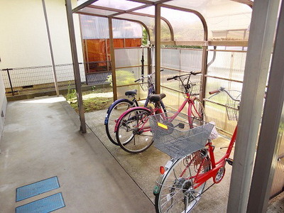 Other common areas. Is a bicycle parking lot