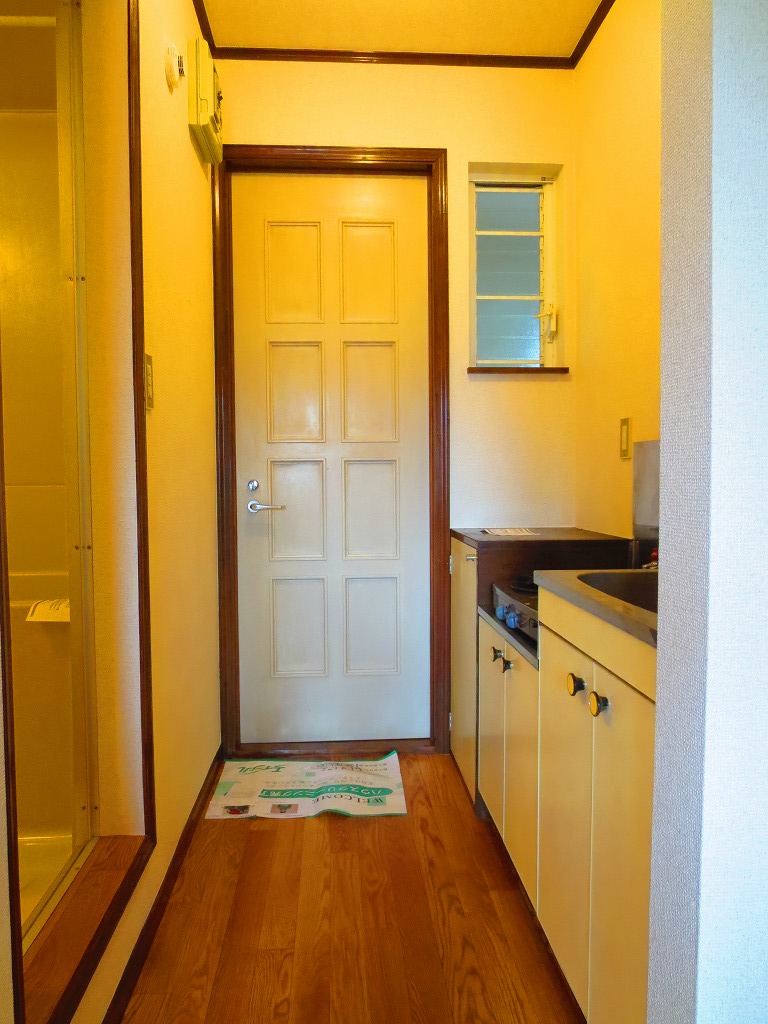 Entrance. Modern entrance