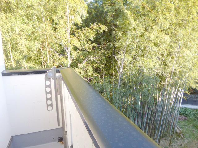 Balcony. You can green view from the balcony