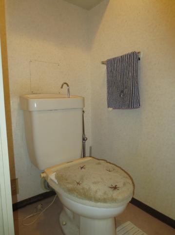 Toilet. Toilets are heating toilet seat.