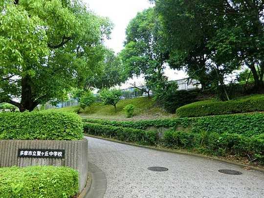 Junior high school. 1300m until Tama TatsuKiyoshikeoka junior high school