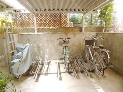 Other common areas. Indoor bicycle parking lot
