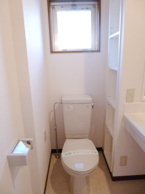 Toilet. Bright toilet