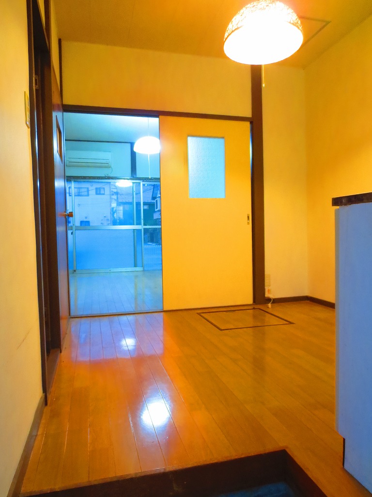 Entrance. We step is designed to be low