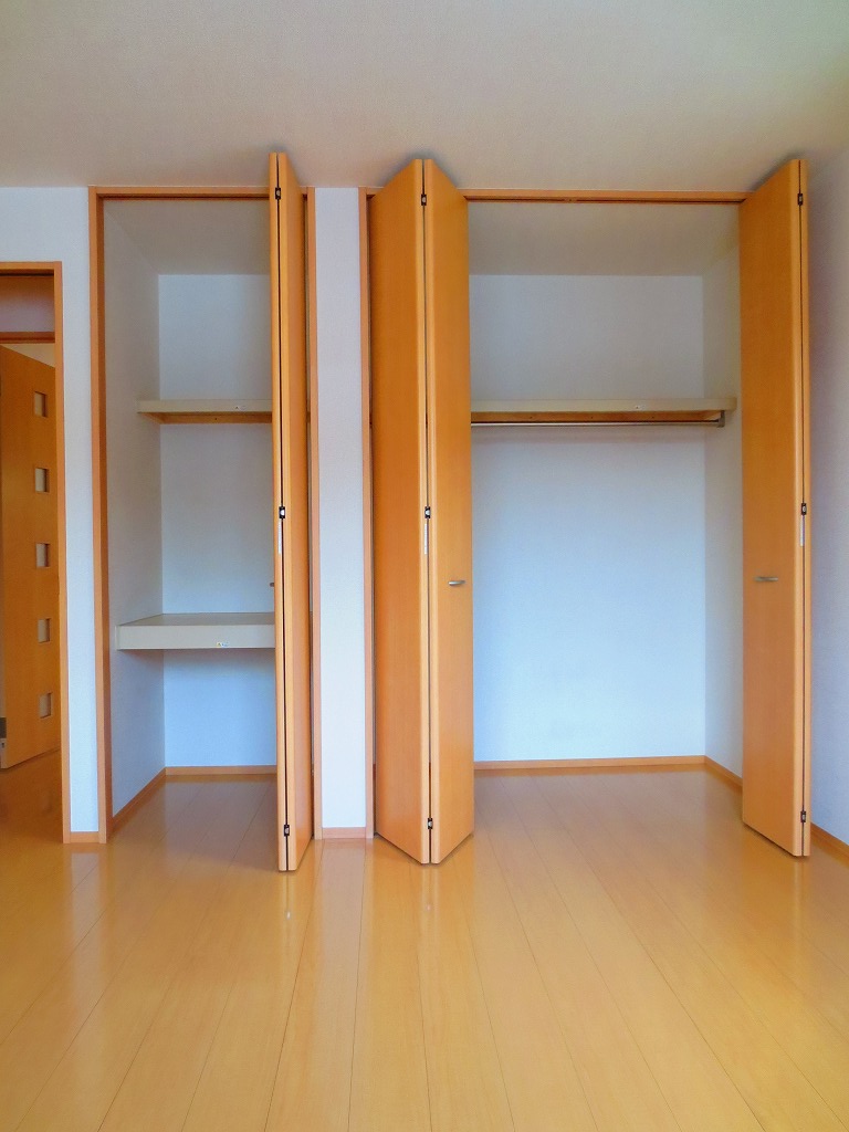 Receipt. There all rooms storage space ☆