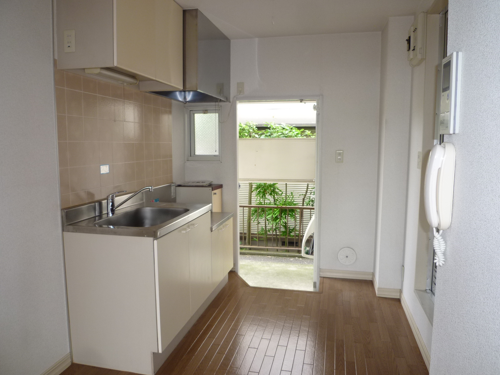 Entrance. Overlooking the entrance from the living room. 