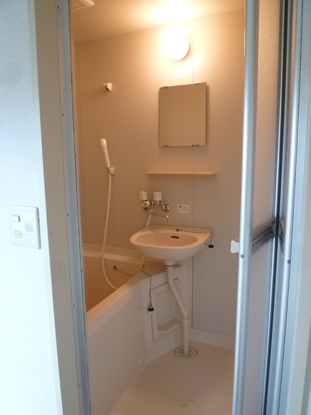 Washroom. There is a wash basin in the unit in the bus. Bus toilet by! 