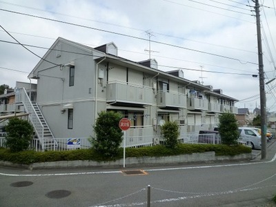 Building appearance. 2DK family type