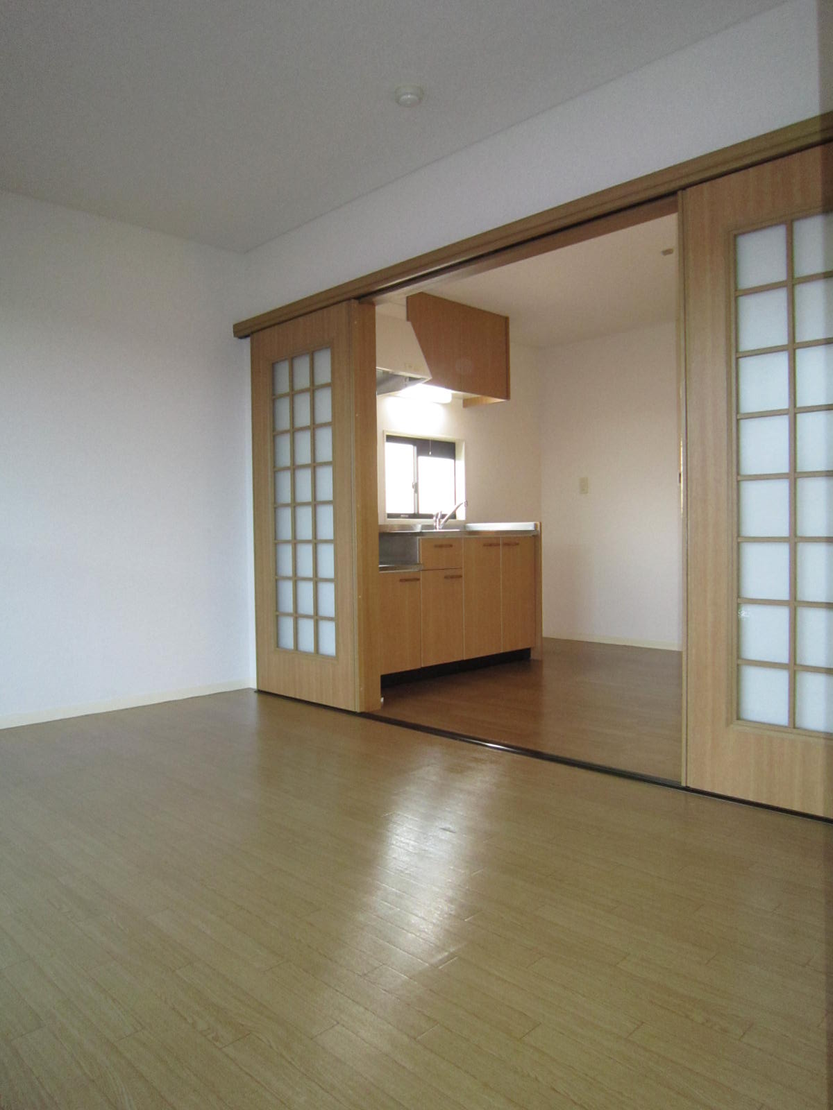 Living and room. Smooth open and close by a partition door lightweight