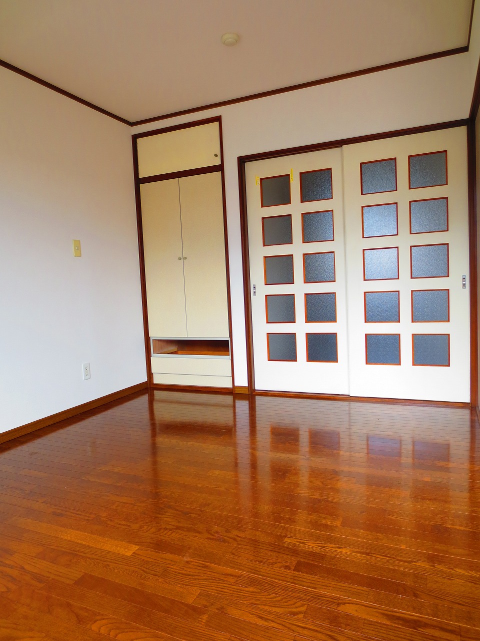 Living and room. Dining and will partition with sliding door