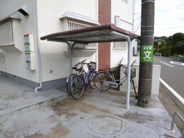 Other common areas. On-site bicycle parking lot