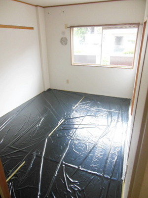 Other room space. Excuse me, Since the tatami is burnt of the day