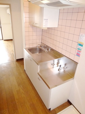 Kitchen. Food is still a two-necked Gasukitchin