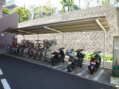 Other common areas. Covered parking lot