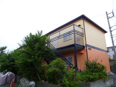 Building appearance. A quiet residential area