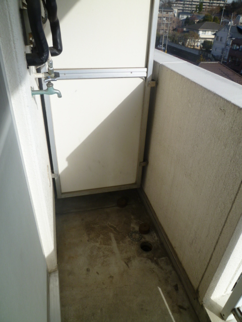 Other. Located in the balcony is a washing machine Storage