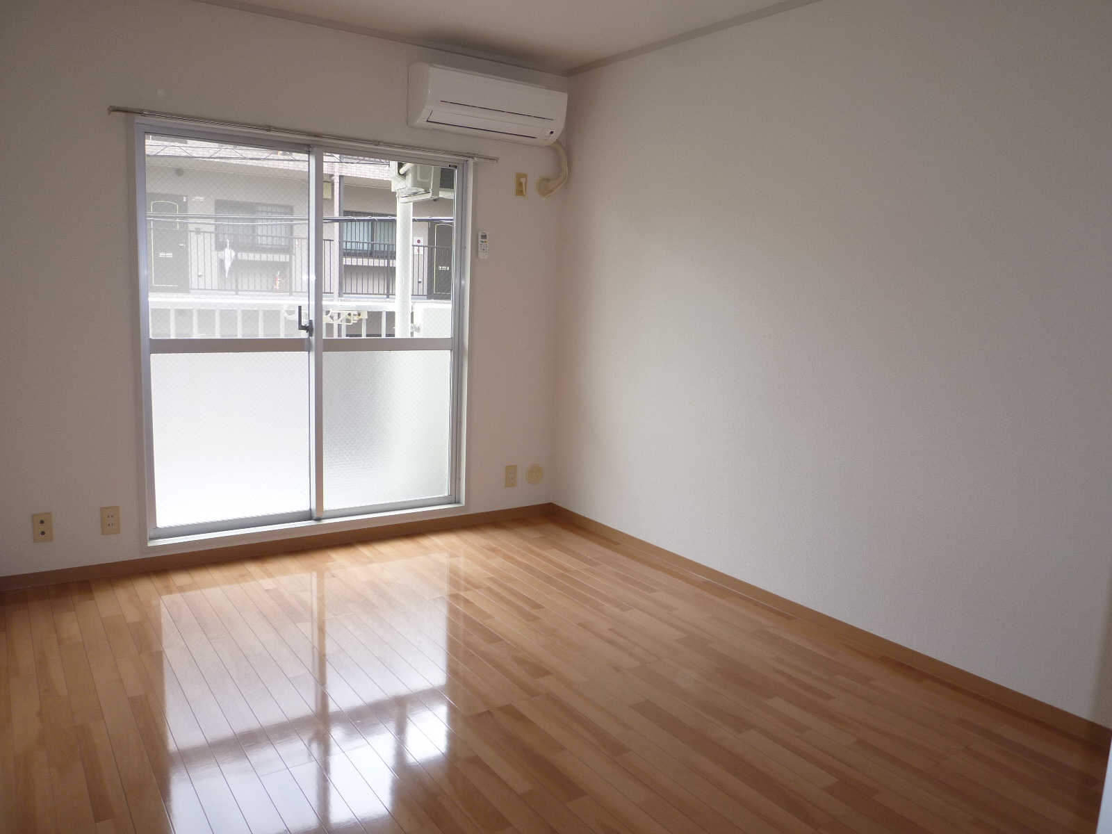 Living and room. A clean flooring!