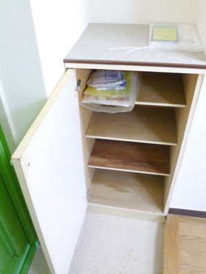 Entrance. Entrance storage